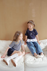 ［momo ann］Curved denim pants