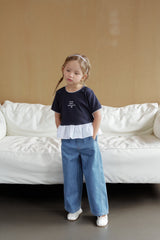 ［momo ann］Curved denim pants