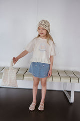 ［momo ann］Flanc tee