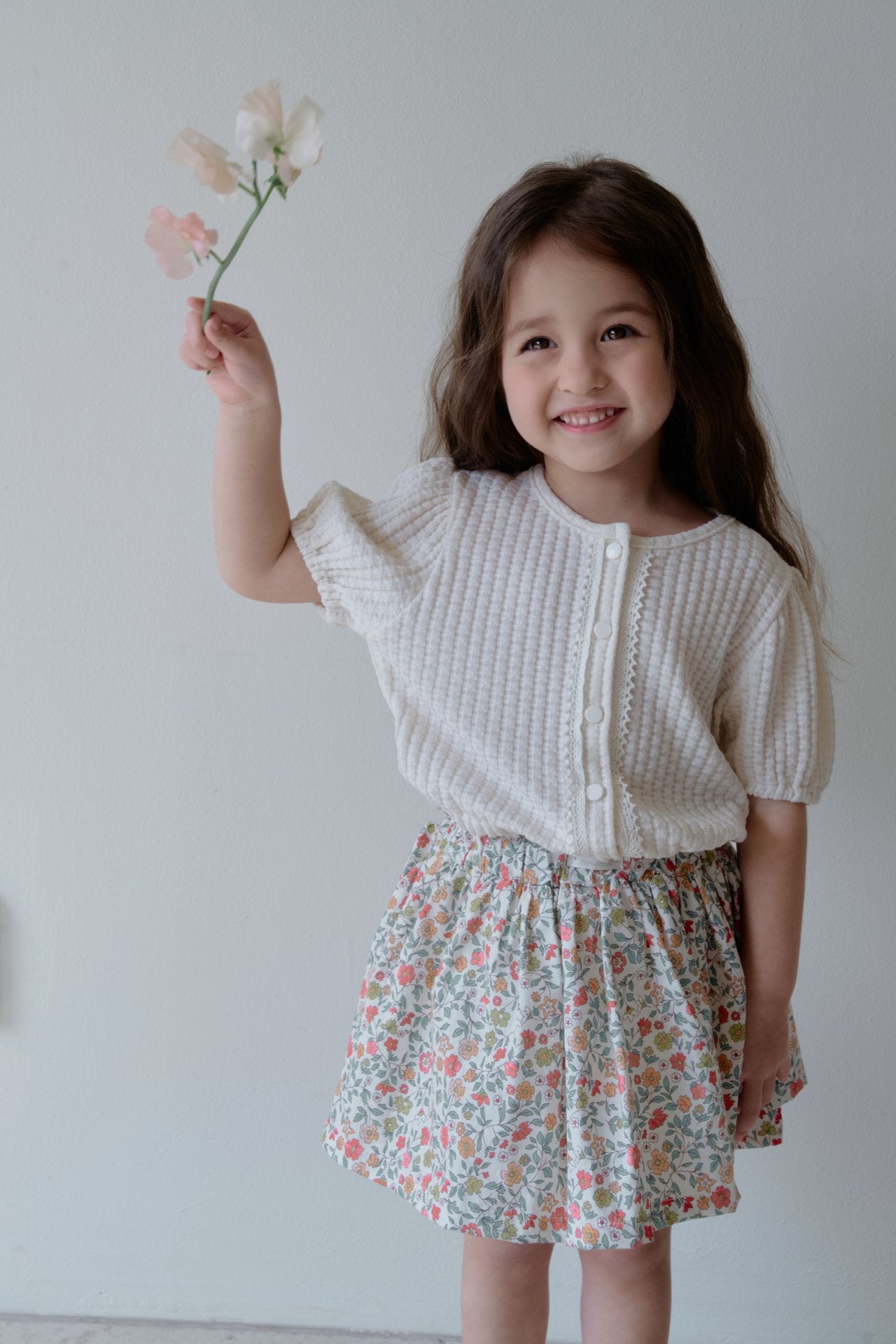 ［momo ann］Ludia flower skirt