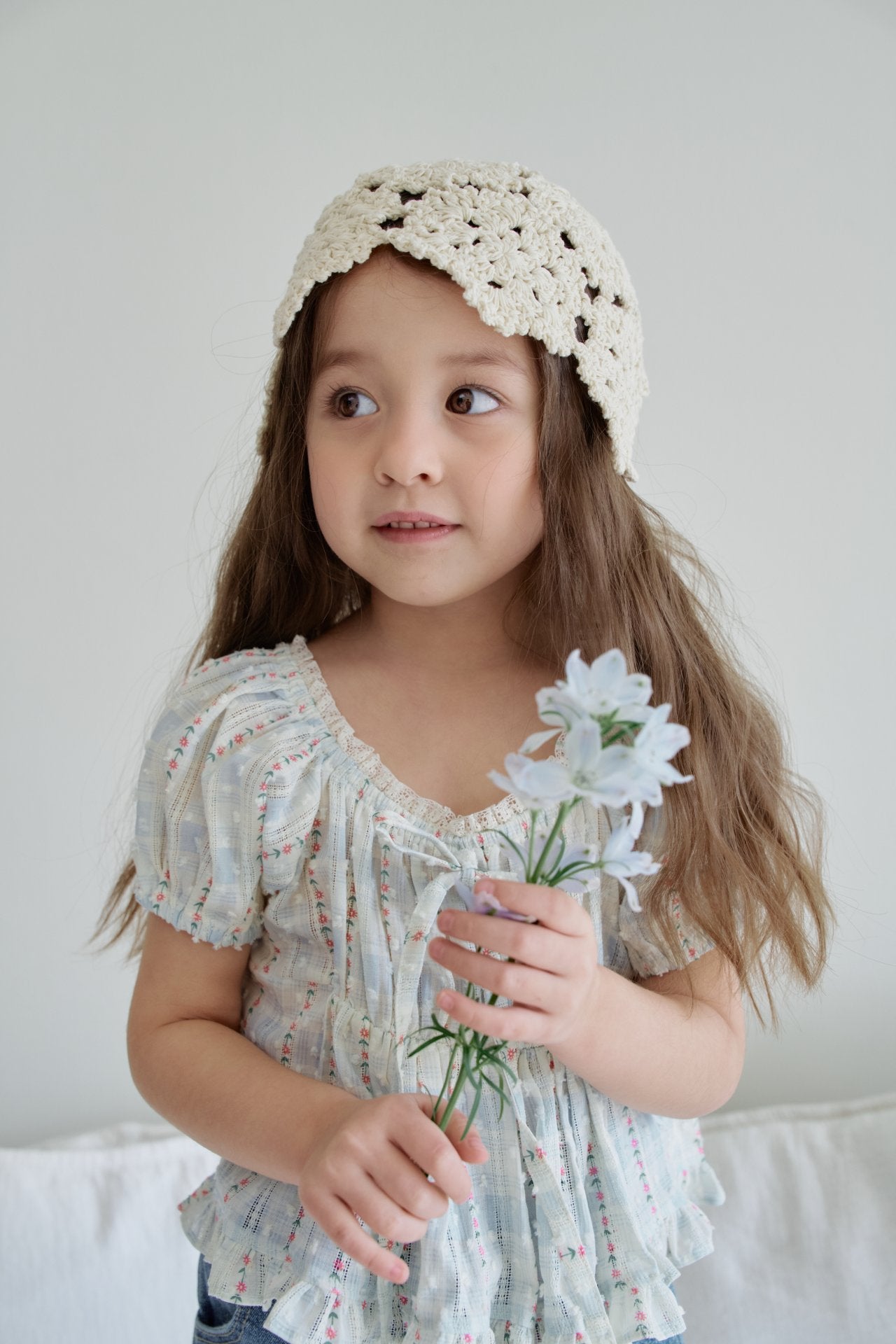 ［momo ann］Maybe ribbon puff blouse