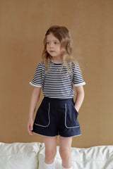 ［momo ann］Mellow pocket short pants