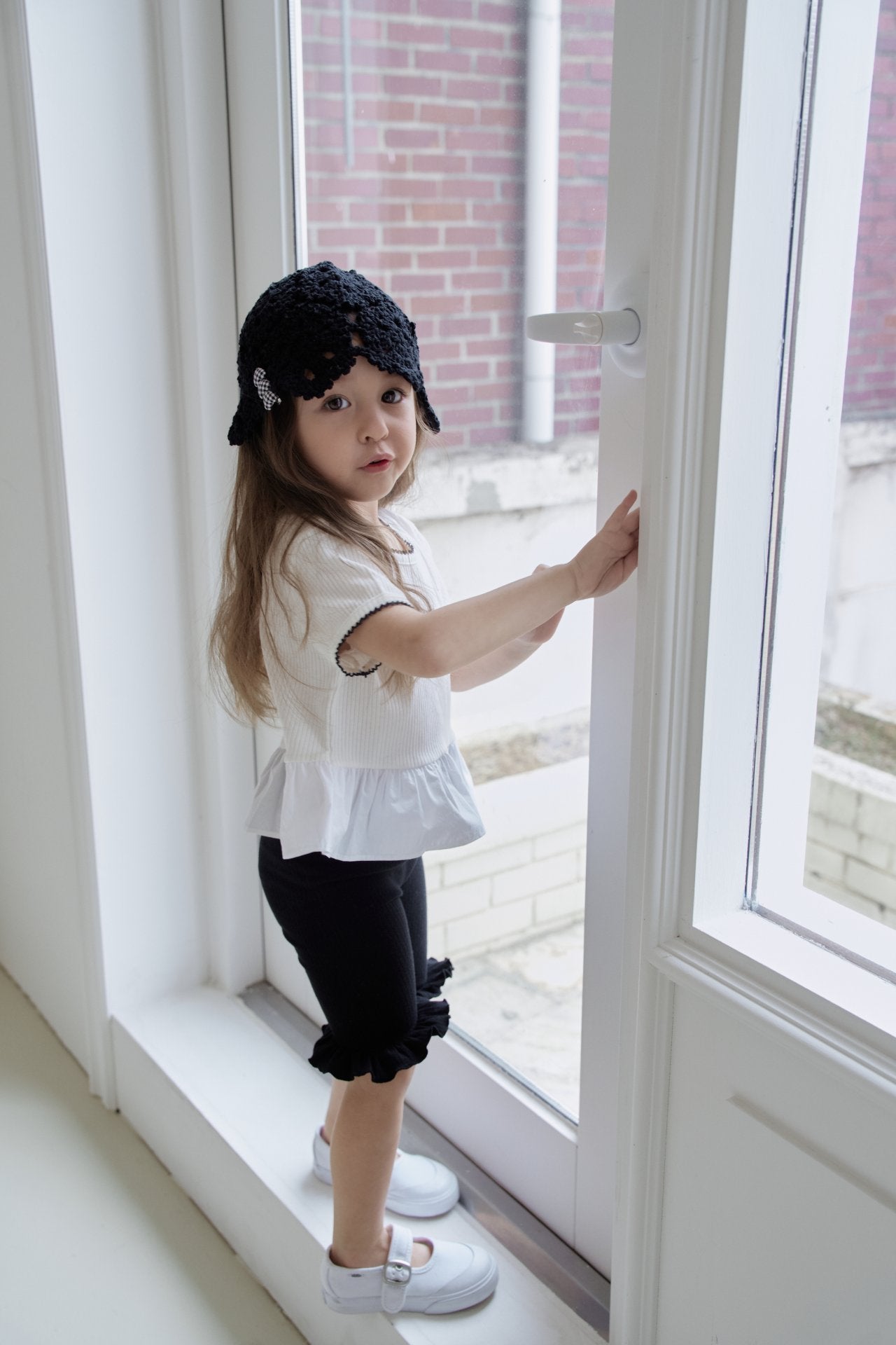 ［momo ann］Bike frill pants