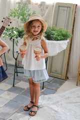 ［FLO］Aidie lace sleeveless tops