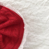 ［ELLY MOLLY］Cable scrunchie