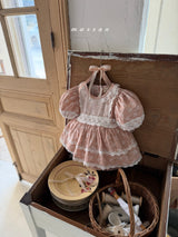 ［marron］Sophia flower rompers