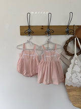 ［marron］Garden bloom camisole rompers