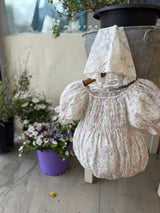 ［marron］Flone smock rompers