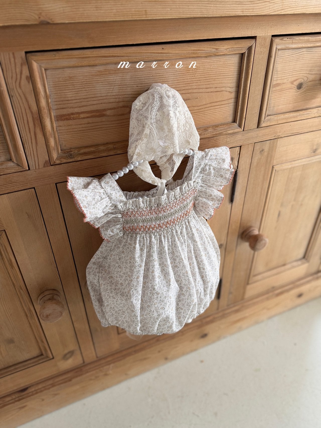 ［marron］Sunset smock rompers