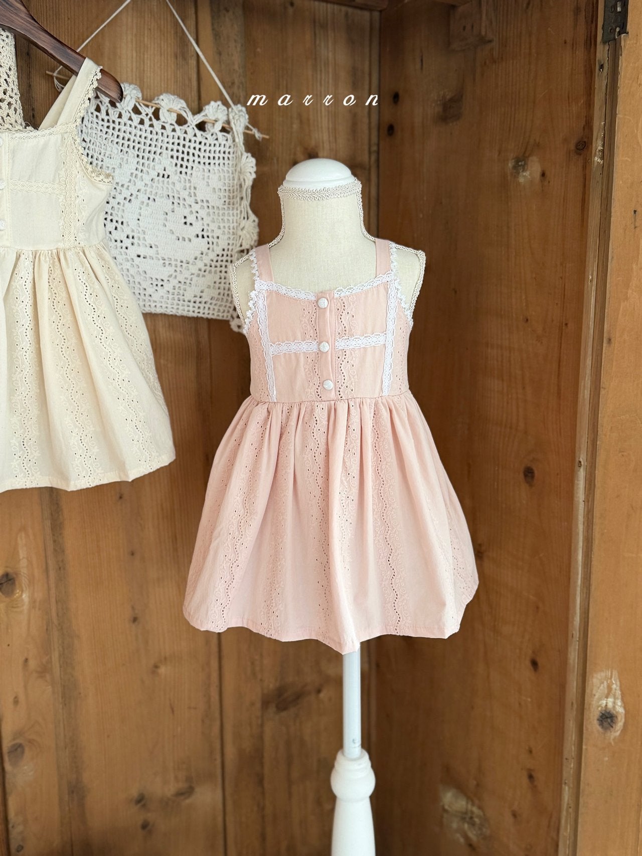 ［marron］Garden bloom camisole one-piece