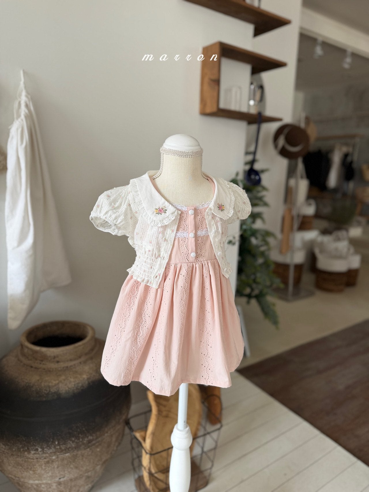 ［marron］Garden bloom camisole one-piece