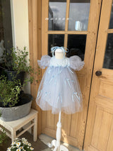 ［marron］Ribbon shasha dress