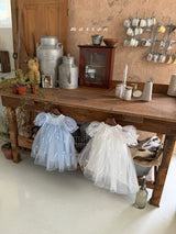 ［marron］Ribbon shasha dress