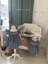 ［marron］Sunset smock one-piece