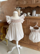 ［marron］Sunset smock one-piece