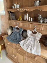 ［marron］Sunset smock one-piece