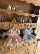 ［marron］Sophia flower one-piece