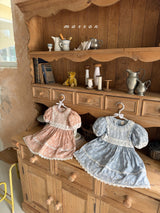 ［marron］Sophia flower one-piece