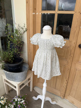 ［marron］Flone smock one-piece