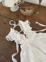 ［marron］Bell frill one-piece