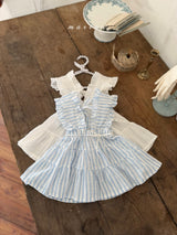 ［marron］Bell frill one-piece