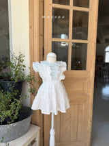 ［marron］Bell frill one-piece