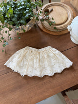 ［marron］lilac lace skirt