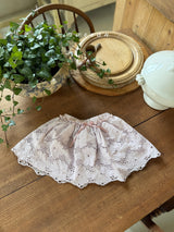 ［marron］lilac lace skirt