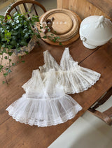 ［marron］Lace bustier