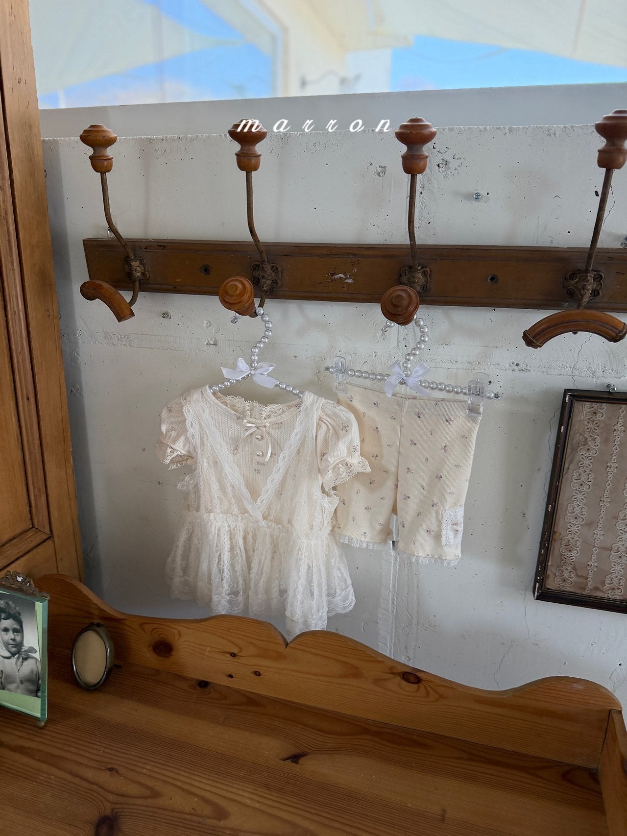 ［marron］Lace bustier