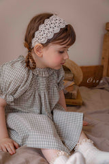 ［OREN］French check smock one-piece