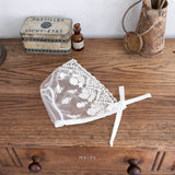 ［mkids］Rosette lace bonnet