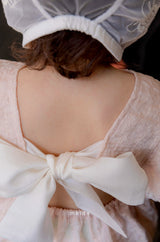 ［mkids］Rosette lace bonnet