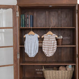 ［mkids］Stripe soft rompers