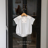 ［mkids］Haeilly stripe button rompers