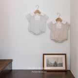 ［mkids］Haeilly stripe button rompers