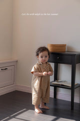 ［mkids］Mayo linen collar suit