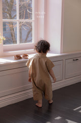 ［mkids］Mayo linen collar suit
