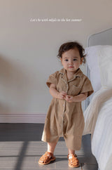 ［mkids］Mayo linen collar suit