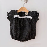 ［mkids］Embossing frill rompers
