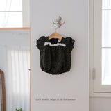 ［mkids］Embossing frill rompers