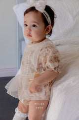 ［mkids］Amore lace collar rompers