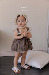 ［mkids］Bell frill rompers