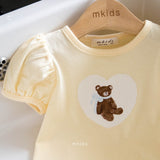 ［mkids］Love bear tee