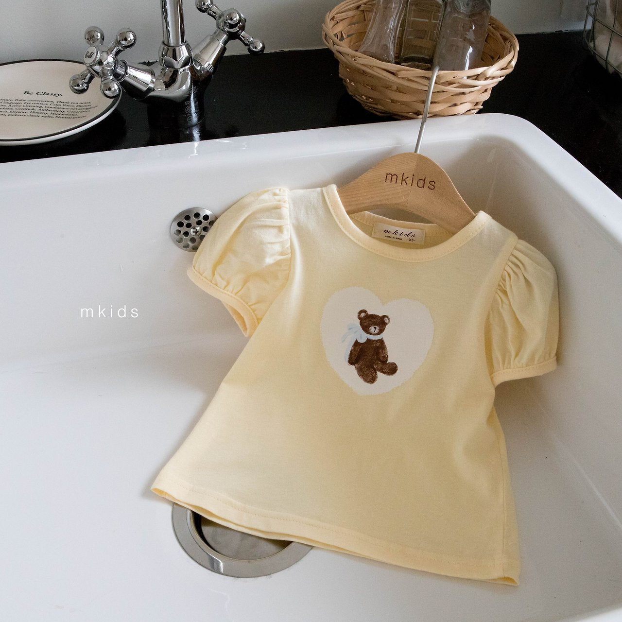 ［mkids］Love bear tee