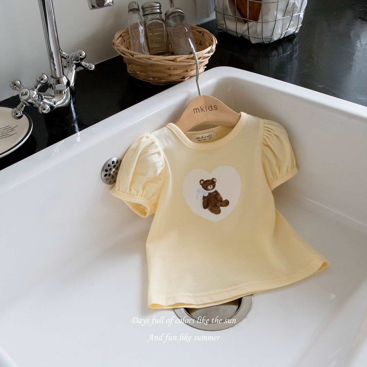 ［mkids］Love bear tee