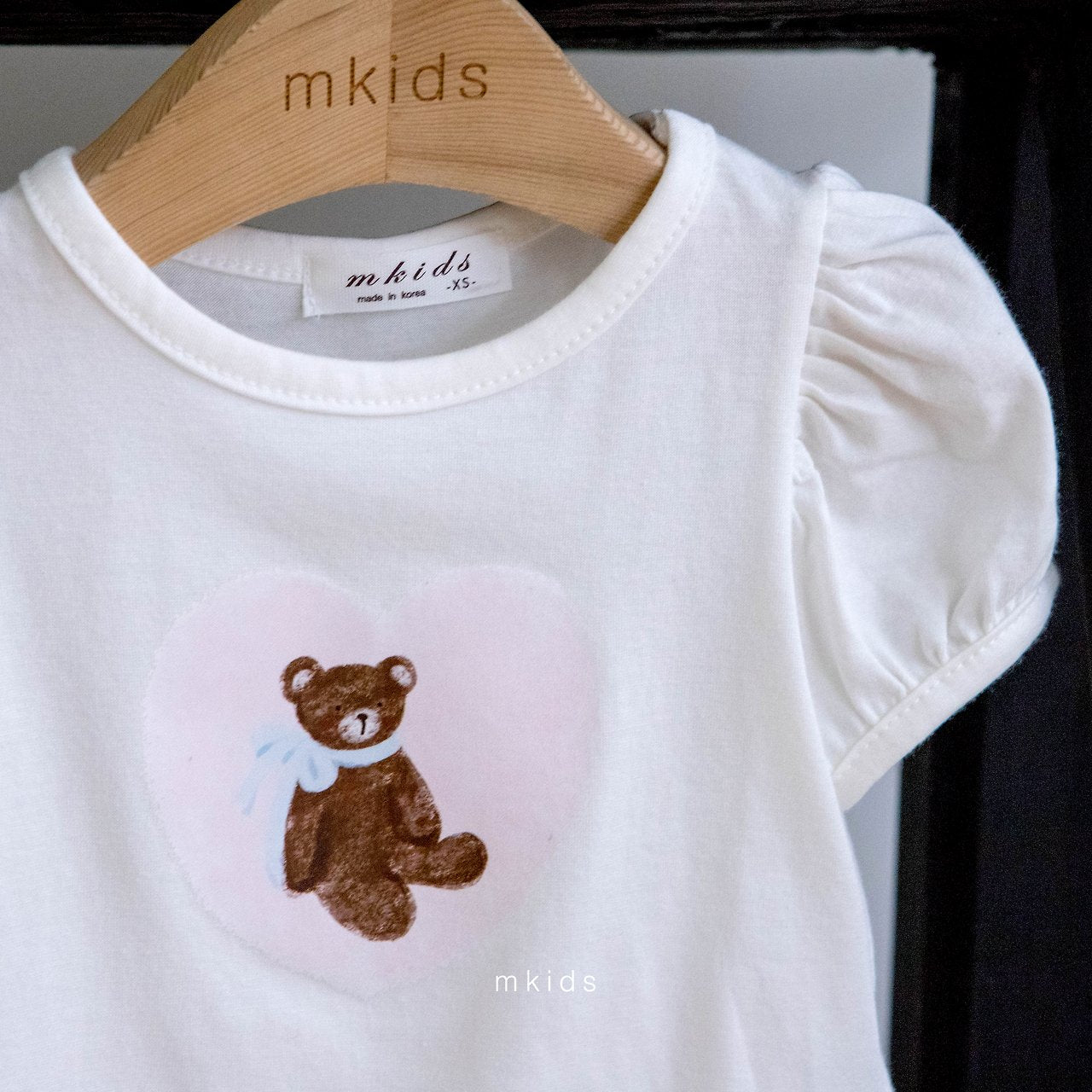 ［mkids］Love bear tee