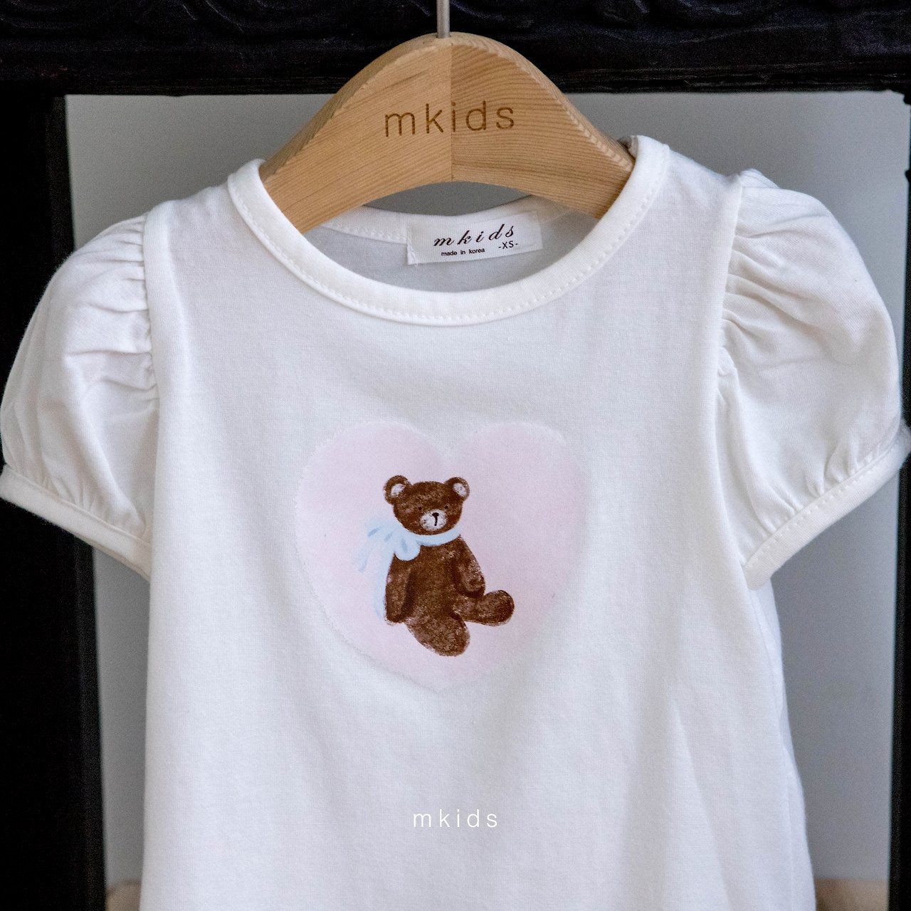 ［mkids］Love bear tee