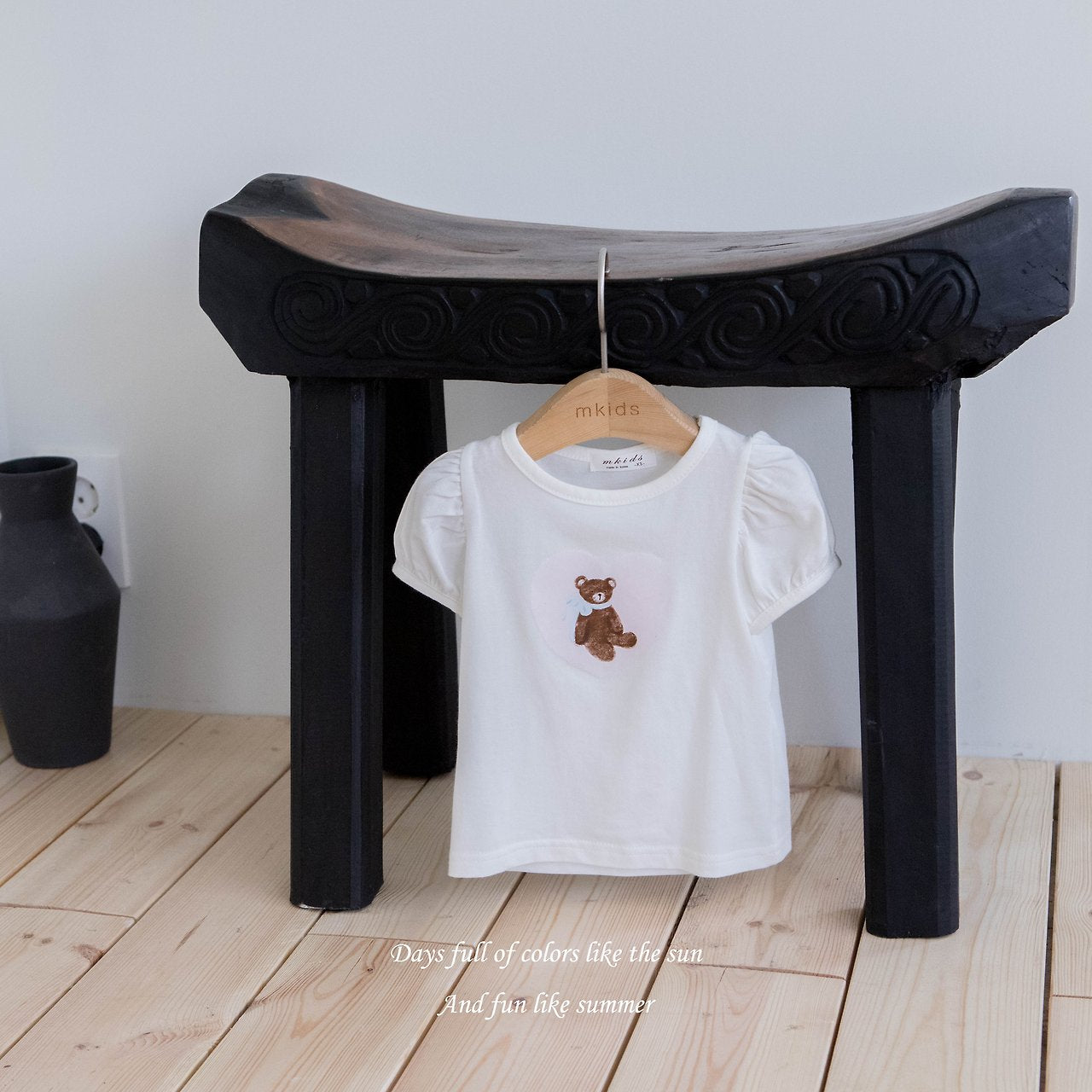 ［mkids］Love bear tee