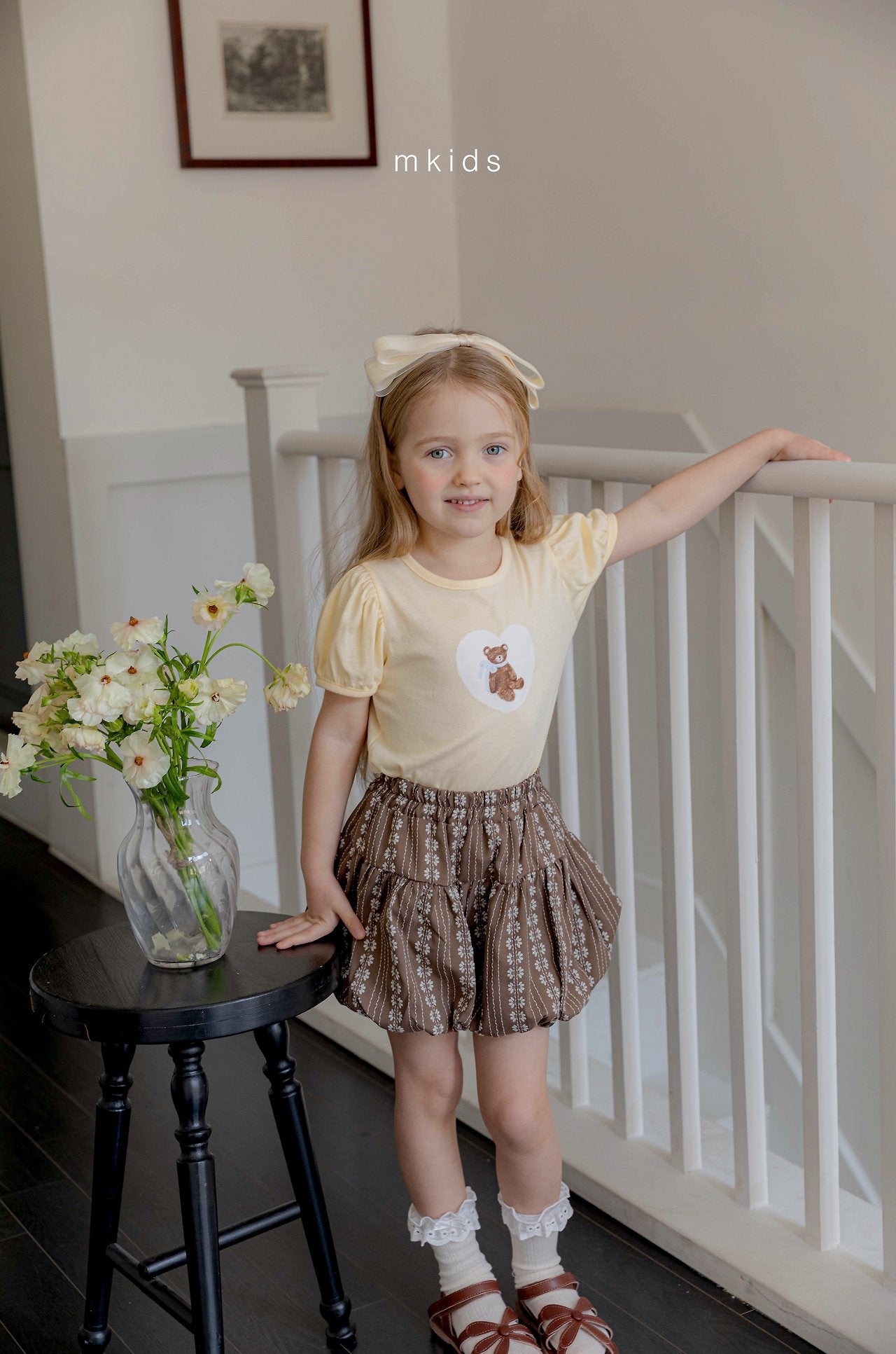 ［mkids］Love bear tee